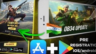 😍🇮🇳 ฟรี Fire Max ลงทะเบียนล่วงหน้าใน iPhone อินเดีย 🍎 Free Fire ลงทะเบียนล่วงหน้าสำหรับ iOS