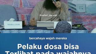 pelaku dosa bisa terlihat dari wajah nya