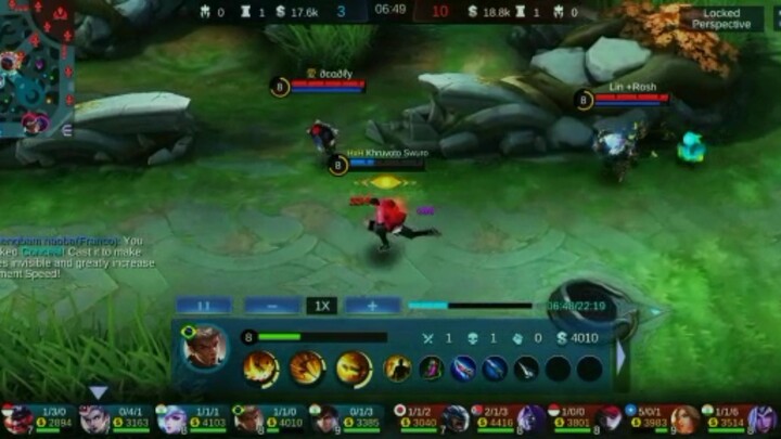 chou practice with my friend