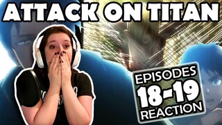 TRUST IN LEVI! Attack on Titan Season 1 Episodes 18 - 19 | Anime Reaction & Review