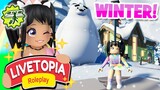 *NEW MAP* MOUNT CRESCENT *WINTER PASS* in LIVETOPIA Roleplay (roblox)