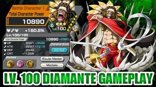 DIAMANTE LV. 100 GAMEPLAY | ONE PIECE BOUNTY RUSH | OPBR