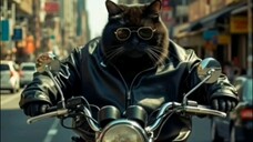 !!"Awas! Bos Mafia Kucing Lewat dengan Motor Gahar"!!