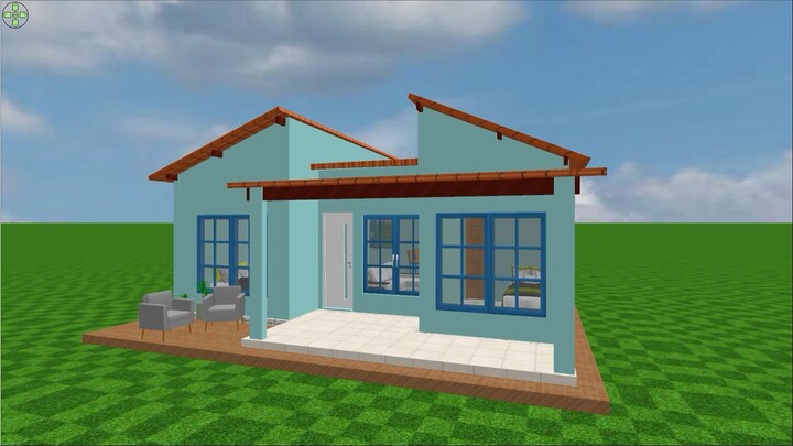 Casa com dois quartos construa com 75 mil