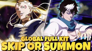 GLOBAL NEXT META BANNER RHYA & LICHT SHOULD YOU SUMMON?! Full Kit & Skill Page -Black Clover M