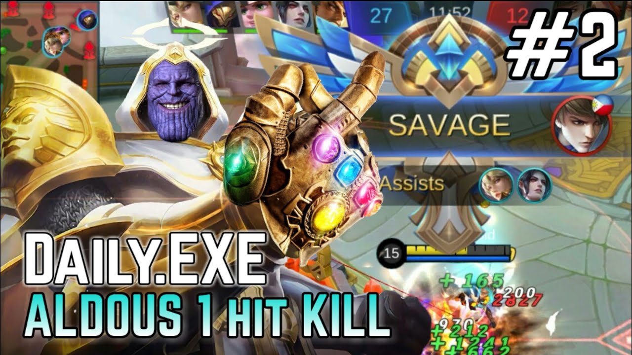 Mobile Legends with cheats - One hit kill everything! 