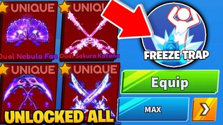 ADMIN GAVE ME EVERYTHING OMG... NEW Ability and ALL SWORDS in Roblox Blade Ball