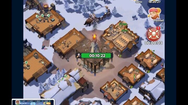 whiteoutsurvival s2 Lvl 7-8, eksplorasi lvl 102.