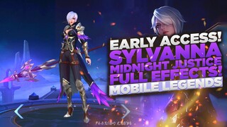 SILVANNA MIDNIGHT JUSTICE SKIN | Mobile Legends: Bang Bang