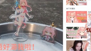 【Hiiro】Cat watching "Cat stand playing with water gun"