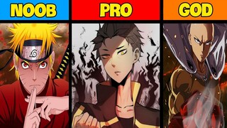 NOOB vs PRO vs GOD - Thể Loại Nhân Vật Chính Bá Đạo Nhất Trong Anime?