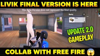 LIVIK FINAL VERSION GAMEPLAY 😳 | UPDATE 2.0 GAMEPLAY PUBG MOBILE