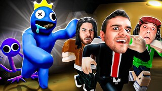 RAINBOW FRIENDS É MAIS ASSUSTADOR DO QUE EU PENSEI! c/ Jazzghost e Spok Gameplays Engraçadas Roblox