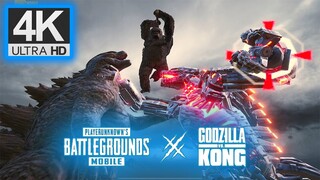 PUBG MOBILE | GODZILLA VS KONG WAR MECHAGODZILLA | MOVIE 4K ULTRA HD