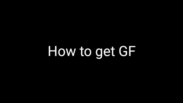 How to get GF speedrun