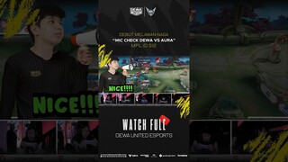 Mic Check DEWA Vs. AURA WEEK 1 MPL ID S12