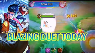 BLAZING DUET TODAY