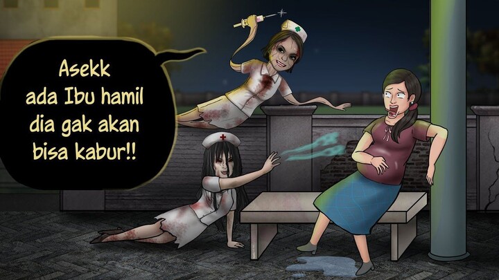 Suster Setan & Ibu Lahiran 1 #HORORKOMEDI _ Kartun Hantu Lucu