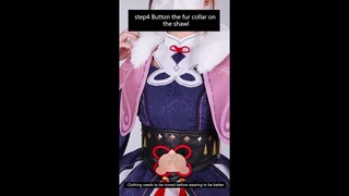[Tutorial] DokiDoki-SR Game Genshin Impact Yun Jin Cosplay Costume