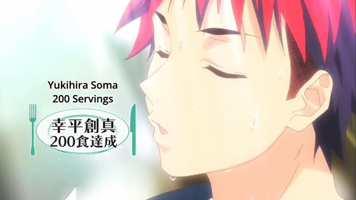 Shokugeki no Souma | Yukihira Souma's Amazing Cooking Skills ( 200 Servings in 30 minutes )