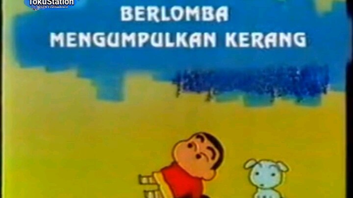 Sinchan bahasa indonesia "Berlomba mengumpulkan kerang"