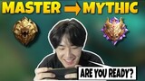 Hoon's Master to Mythic SOLO challenge begins... | Mobile Legends