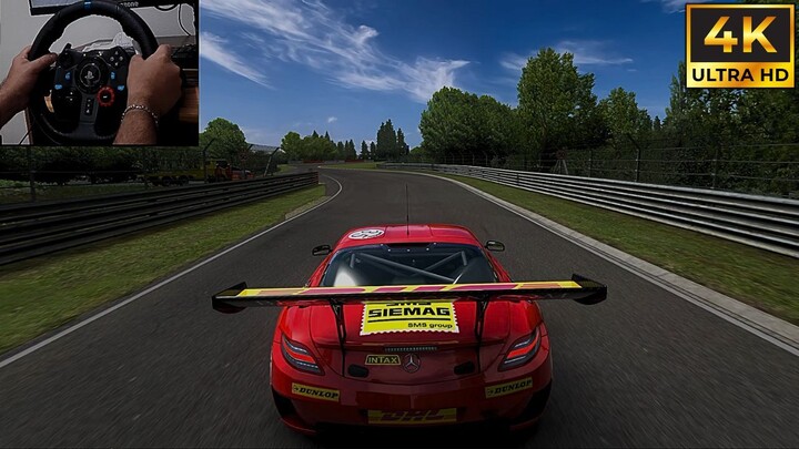 MERCEDES SLS AMG GT3 2009 | NURBURGRING NORDCHLEIFE | Assetto Corsa  | G29 Steering Wheel | 4K