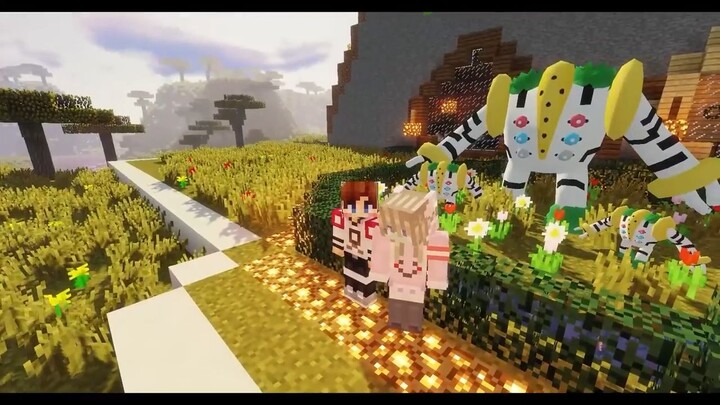 MineCraft Luckyblock Pokemon - ตามล่าโปเกม่อนตามโจทย์ใครได้เยอะชนะ Ft.Fourthh