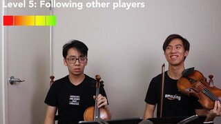 【TwoSetViolin双琴侠】休止符数拍子的八个级别（从菜鸟到大佬）