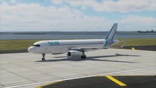 Airplane Airbus A320 with engine IAE V2500 in X-Plane 12