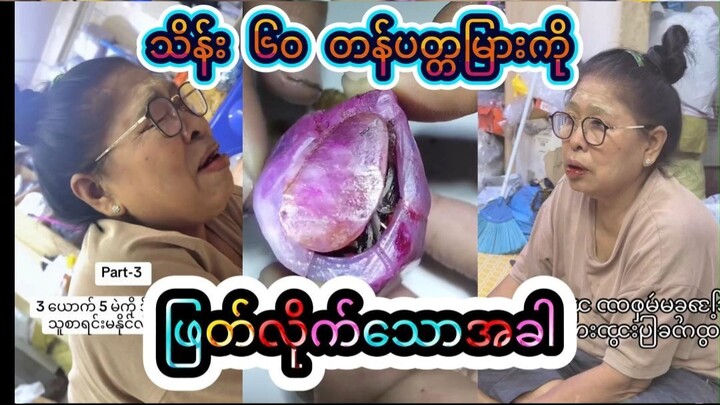 သိန်း၅၀တန်ပတ္တမြားကို ဖြတ်လိုက်ပြီးနောက်