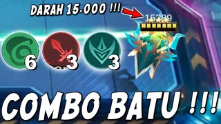 COMBO BATU SUPER KERAS !! GUARDIAN NATURE WM FULL ITEM DEF !! DARAH 15000 + ADA LIFESTEAL !!