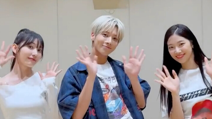 【LE SSERAFIM × جانغ تاي هيون من TXT × يم جونغ هوا × كيم جون سو】تحدي «حواء، بسيكه وسيدة بارب أزرق»!