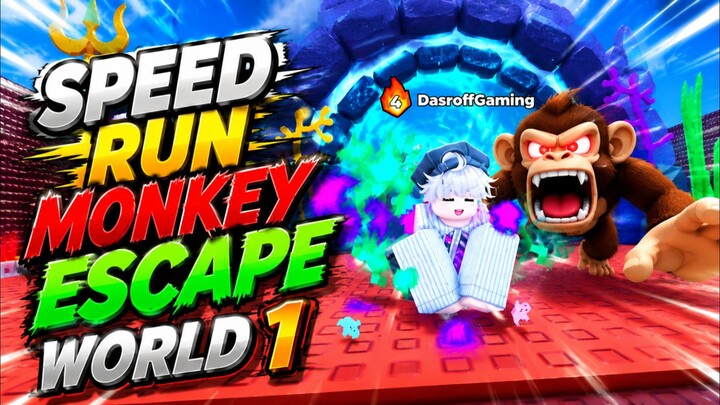 Speed Run monkey Escape World 1