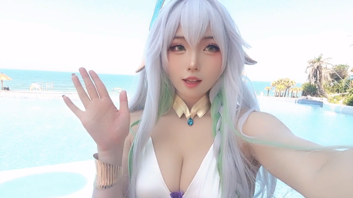 Keluarga semua, kita sudah sampai di pantai Sumir!