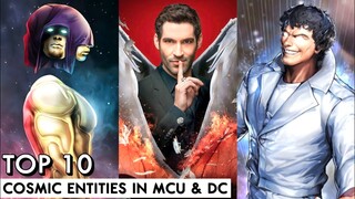 Top 10 Most Powerful Cosmic Entities In MCU and DC Universe | In Hindi | BNN Review