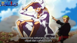 FULL OP 1104 - EDAN! KEMAMPUAN BARU LUFFY BISA MENGHILANG! LUFFY TELAH MELAMPAUI KECEPATAN CAHAYA