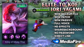 New Chou Elite To KOF Skin Script No Password | Full Voice Iori Yagami Script | Mobile Legends