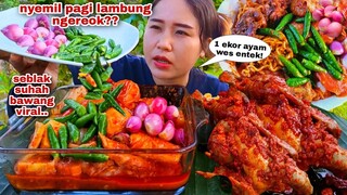 PEDAS NGENES⁉️ SEBLAK JONTOR AYAM UTUH  EKSTRA CABE RAWIT MENTAH BAWANG JAHAT MUKBANG