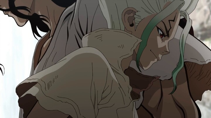 [Stone Age/Mixed Cut] Tsukasa and Senku, the strongest combination in mankind, once again join force