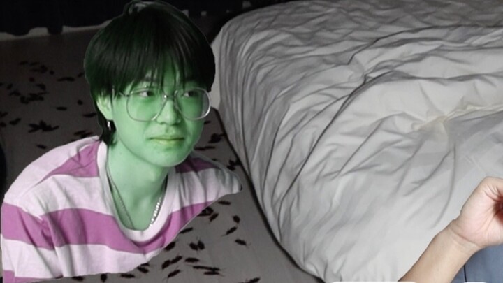 หนุ่มใช้แมลงสาบ 500 ตัวหลอกเพื่อนร่วมห้อง! ตื่นมาหน้าเขียวเลย!