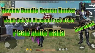 MAIN PAKAI BUNDLE DEMON HUNTER | FREE FIRE INDONESIA