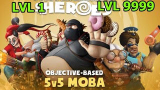 Game Moba 5VS5 Siêu Bựa Ông Già Đi Xe Lăn Ninja Béo Phì - Awakening of Heroes - Top Game Android Ios