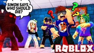 SIMON SAYS CHOOSE WHO DIES?! -- ROBLOX FLEE THE FACILITY