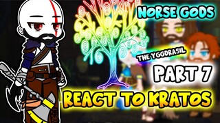 Norse Gods react to Kratos Part 7 || GOW Ragnarök || - Gacha Club React