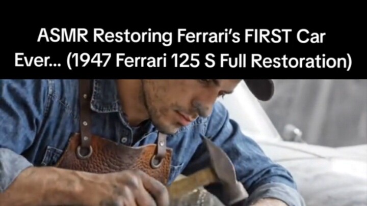 1947 Ferrari 125 S：从废弃老车到经典传奇的完整修复｜ASMR Restoration 🔧✨#Bilibili #老爷车 #法拉利 #汽车修复#Ferrari #Ferrari125