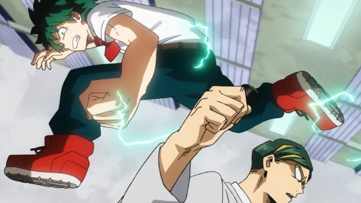 Sir Nighteye ท้า Deku Izuku เปิดใช้งาน One For All Full Cowl Izuku ล้มเหลวในการทดสอบของ Nighteye