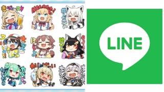 Hololive LINE stickers are now AVAILABLE!