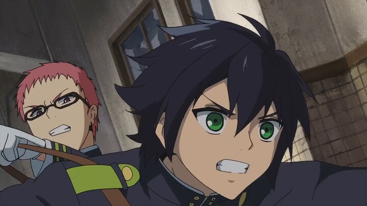 Vampire Crowley is invincible! Humans are defeated and flee! "Seraph of the End 2"