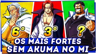 OS 10 PERSONAGENS MAIS FORTES DE ONE PIECE SEM AKUMA NO MI